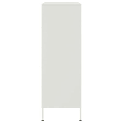 Kaappi valkoinen 68x39x113 cm teräs