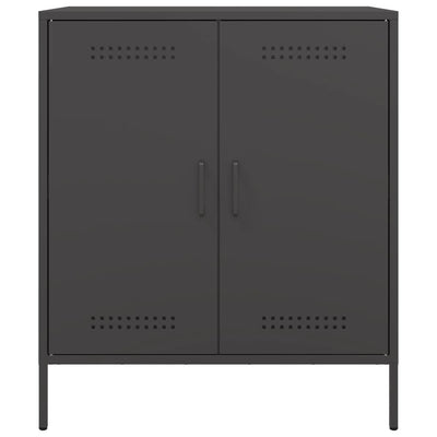 Senkki musta 68x39x79 cm teräs