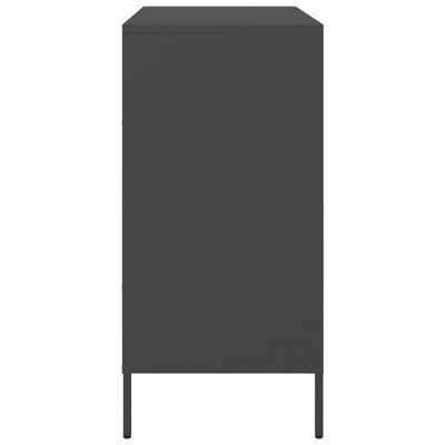 Senkki musta 68x39x79 cm teräs