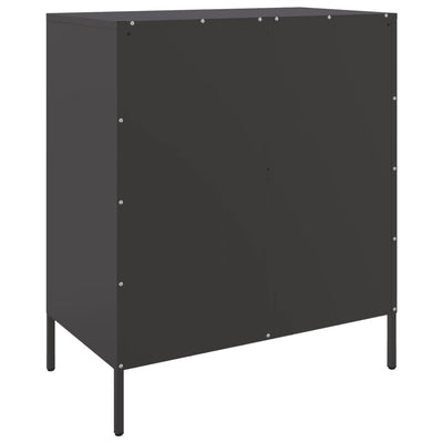 Senkki musta 68x39x79 cm teräs