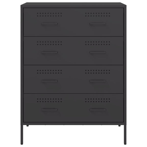 Musta senkki Gruet 68x39x89cm (teräs)