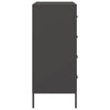 Senkki musta 68x39x89 cm teräs