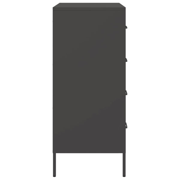 Musta senkki Gruet 68x39x89cm (teräs)