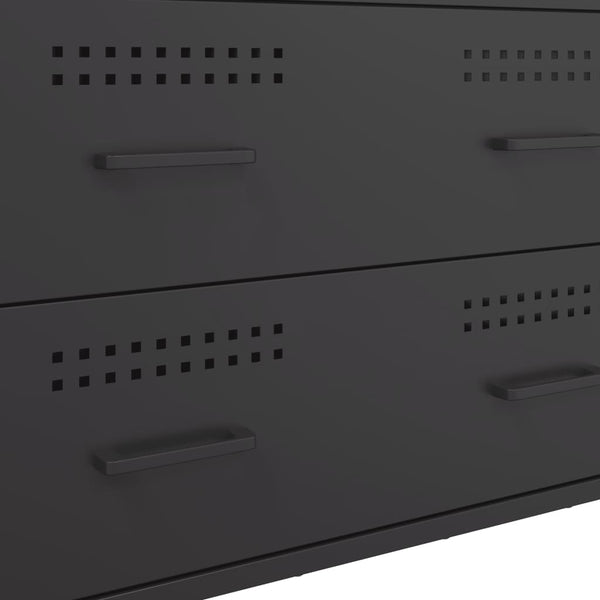 Musta senkki Gruet 68x39x89cm (teräs)