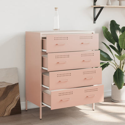 Senkki pinkki 68x39x89 cm teräs