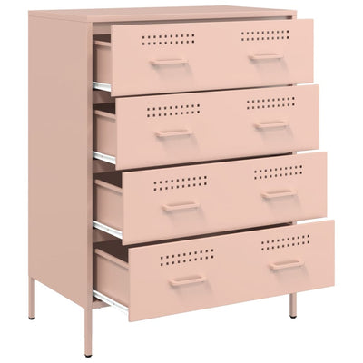Senkki pinkki 68x39x89 cm teräs