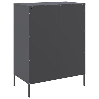 Senkki antrasiitti 68x39x89 cm teräs
