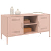 TV-taso pinkki 100,5x39x50,5 cm teräs