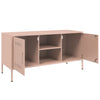 TV-taso pinkki 100,5x39x50,5 cm teräs