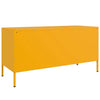 TV-taso sinapinkeltainen 100,5x39x50,5 cm teräs