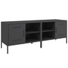 TV-tasot 2 kpl musta 68x39x50,5 cm teräs