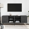 TV-tasot 2 kpl musta 68x39x50,5 cm teräs