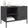 TV-tasot 2 kpl musta 68x39x50,5 cm teräs
