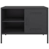TV-tasot 2 kpl musta 68x39x50,5 cm teräs
