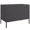 TV-tasot 2 kpl musta 68x39x50,5 cm teräs