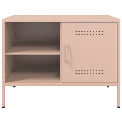 TV-taso pinkki 68x39x50,5 cm teräs