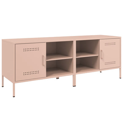 Pinkki tv-tasot Cartagina 68x39x50,5cm (2 kpl, teräs)