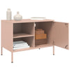 TV-tasot 2 kpl pinkki 68x39x50,5 cm teräs