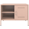 TV-tasot 2 kpl pinkki 68x39x50,5 cm teräs