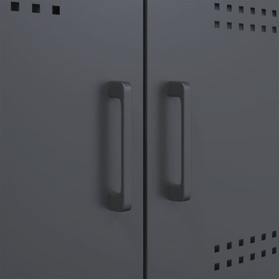 Antrasiitti tv-taso Cartagina 68x39x50,5cm (teräs)