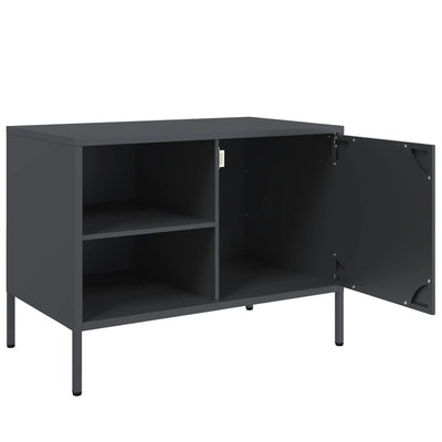 TV-taso antrasiitti 68x39x50,5 cm teräs