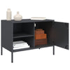 TV-tasot 2 kpl antrasiitti 68x39x50,5 cm teräs