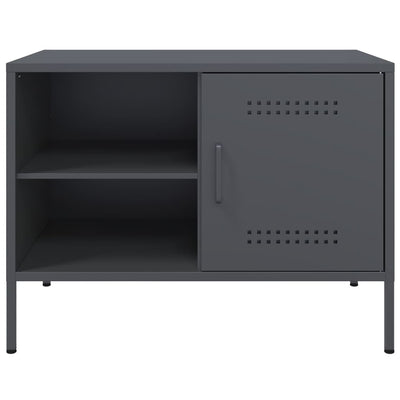 TV-tasot 2 kpl antrasiitti 68x39x50,5 cm teräs