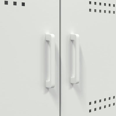 Valkoinen tv-taso Cartagina 68x39x50,5cm (teräs)