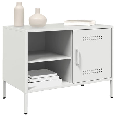 Valkoinen tv-taso Cartagina 68x39x50,5cm (teräs)