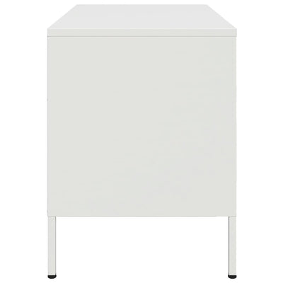 Valkoinen tv-taso Cartagina 68x39x50,5cm (teräs)