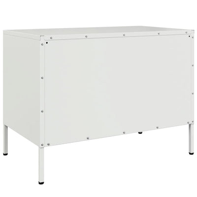 Valkoinen tv-taso Cartagina 68x39x50,5cm (teräs)