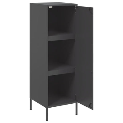 Kaappi musta 36x39x113 cm teräs