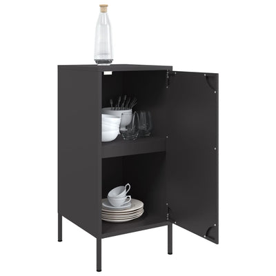 Senkki musta 36x39x79 cm kylmävalssattu teräs