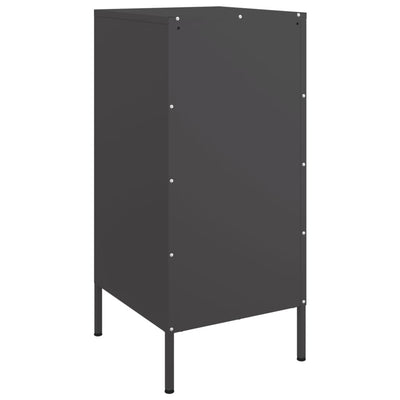 Senkki musta 36x39x79 cm kylmävalssattu teräs