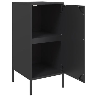 Senkki musta 36x39x79 cm kylmävalssattu teräs