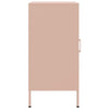 Senkit 2 kpl pinkki 36x39x79 cm kylmävalssattu teräs