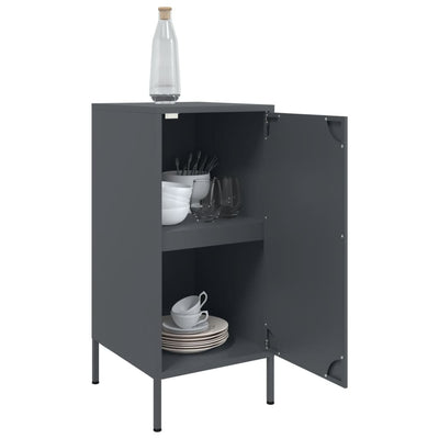 Senkit 2 kpl antrasiitti 36x39x79 cm kylmävalssattu teräs