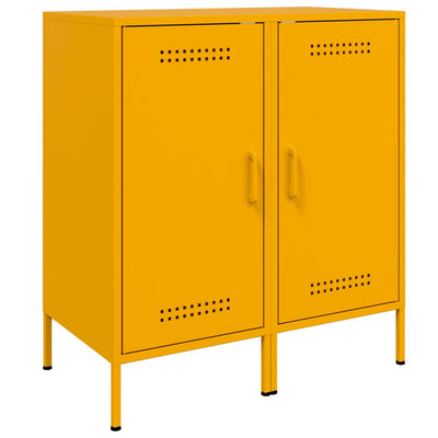 Senkit 2 kpl sinapinkeltainen 36x39x79 cm kylmävalssattu teräs