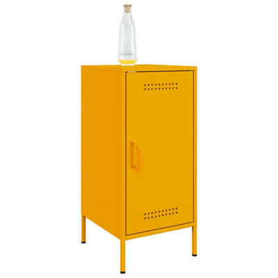 Senkit 2 kpl sinapinkeltainen 36x39x79 cm kylmävalssattu teräs