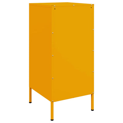 Senkit 2 kpl sinapinkeltainen 36x39x79 cm kylmävalssattu teräs
