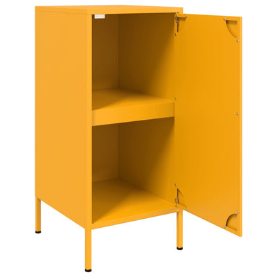 Senkit 2 kpl sinapinkeltainen 36x39x79 cm kylmävalssattu teräs