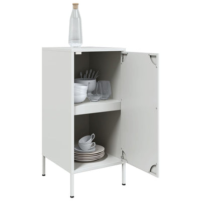 Senkit 2 kpl valkoinen 36x39x79 cm kylmävalssattu teräs