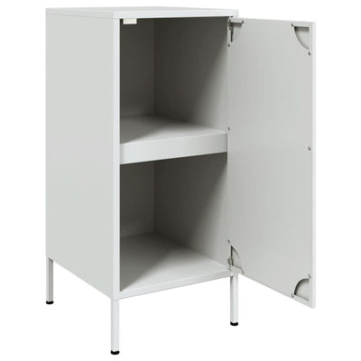 Senkit 2 kpl valkoinen 36x39x79 cm kylmävalssattu teräs