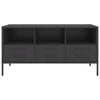 TV-taso musta 100,5x39x50,5 cm kylmävalssattu teräs