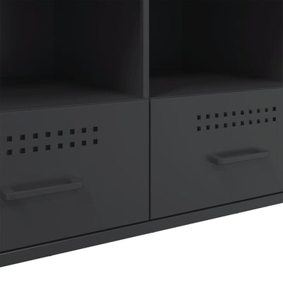 TV-taso musta 100,5x39x50,5 cm kylmävalssattu teräs