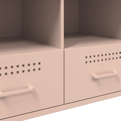 TV-taso pinkki 100,5x39x50,5 cm kylmävalssattu teräs