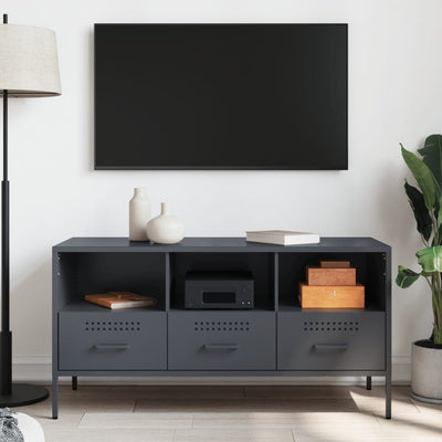 TV-taso antrasiitti 100,5x39x50,5 cm kylmävalssattu teräs