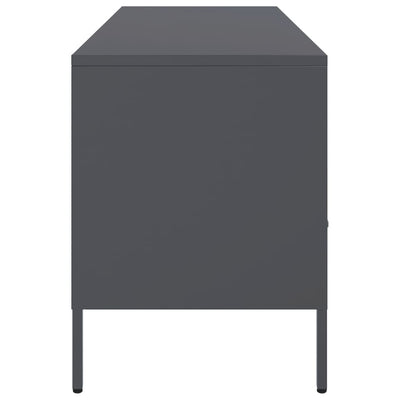 TV-taso antrasiitti 100,5x39x50,5 cm kylmävalssattu teräs
