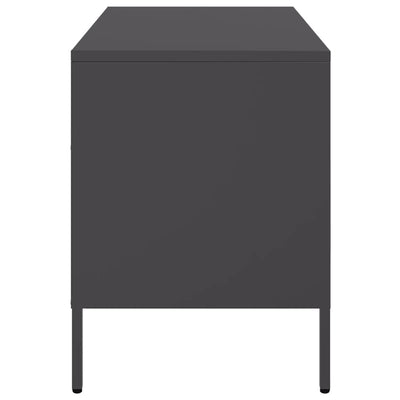 TV-taso musta 68x39x50,5 cm kylmävalssattu teräs