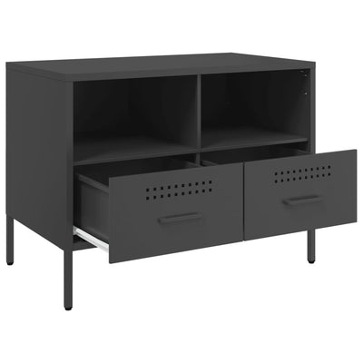 TV-taso musta 68x39x50,5 cm kylmävalssattu teräs